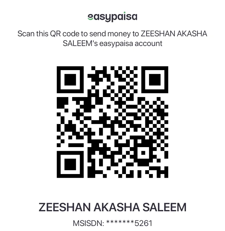 Easypaisa QR Code